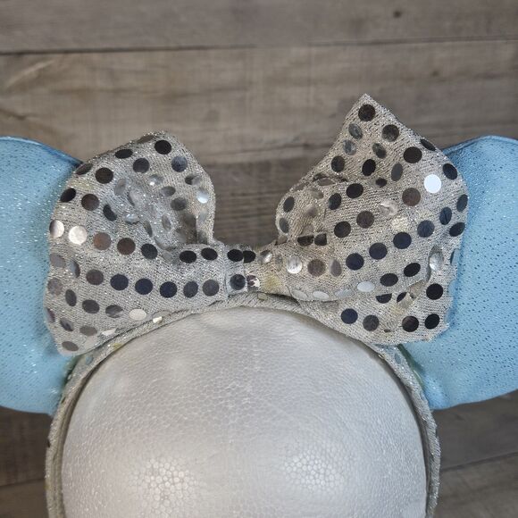 Cinderella Inspired Disney Ears Handmade Minnie Mouse Ears - Picture 4 of 7